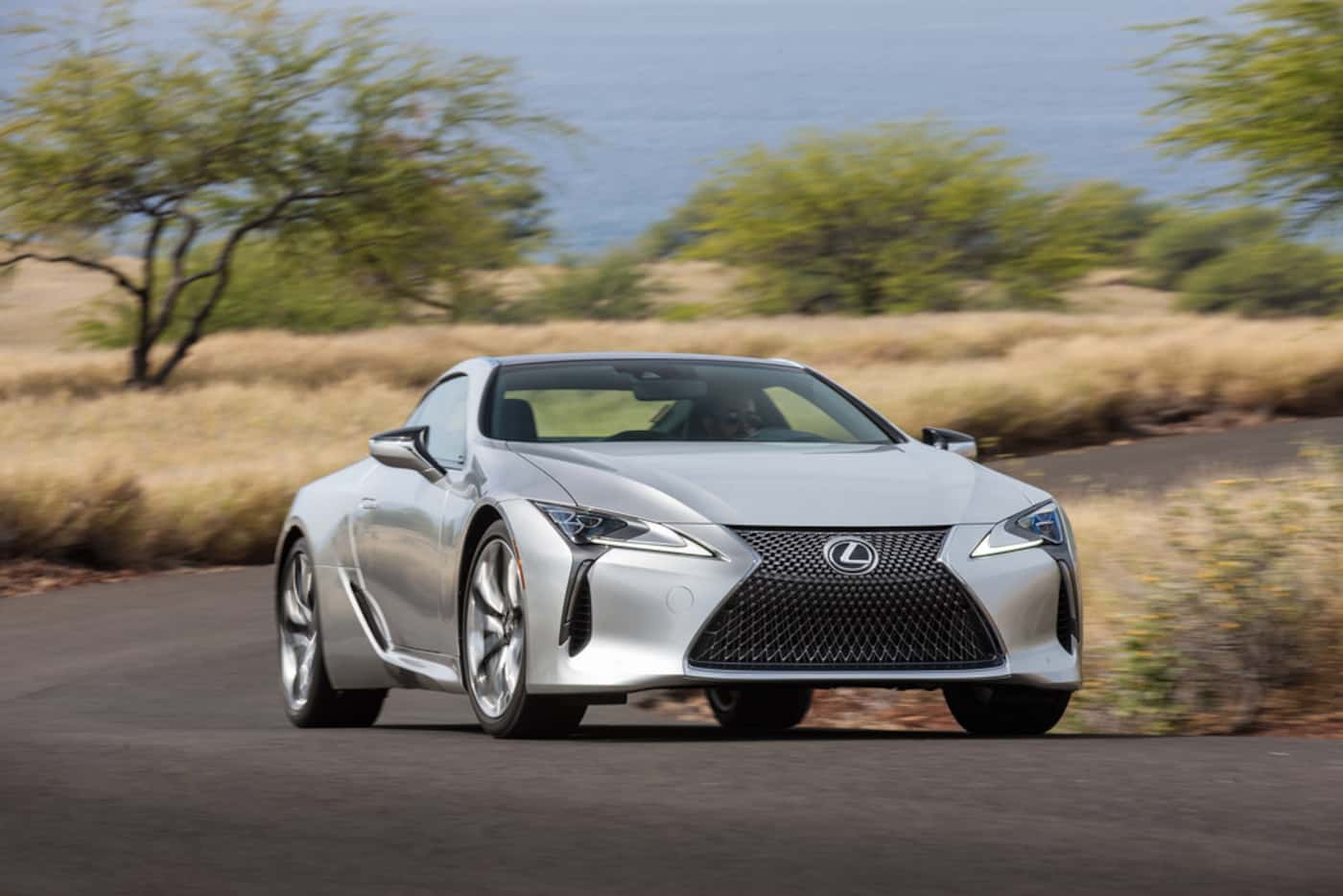 The 2018 Lexus LC 500 coupe starts at $92,000.