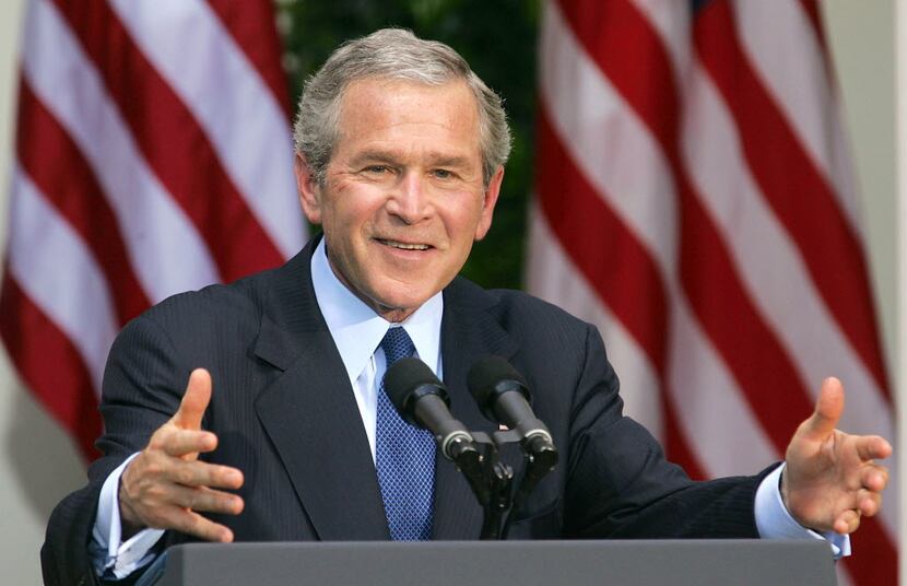 President and former Texas Gov. George W. Bush