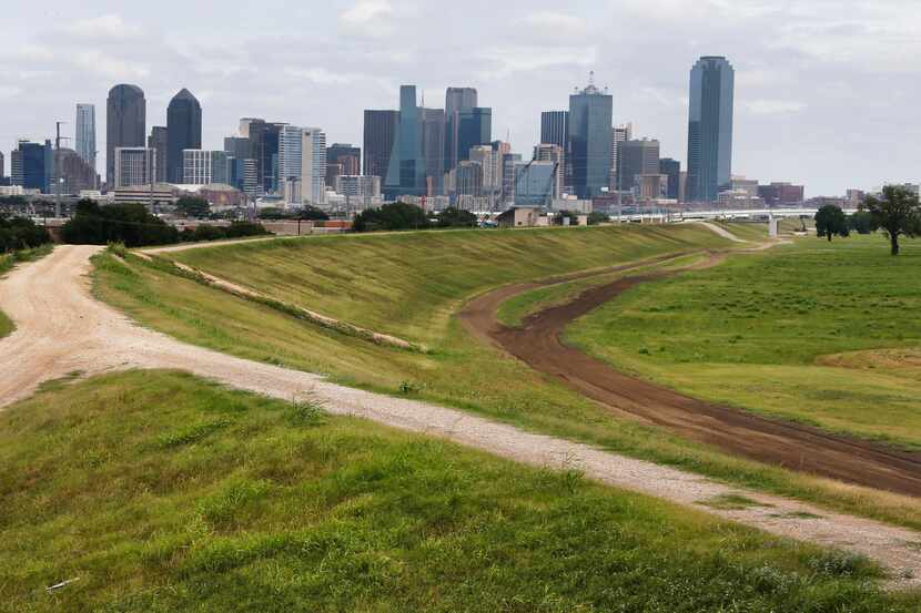 Trinity Parkway is planned as a 9-mile road that would run roughly parallel to I-35E from...