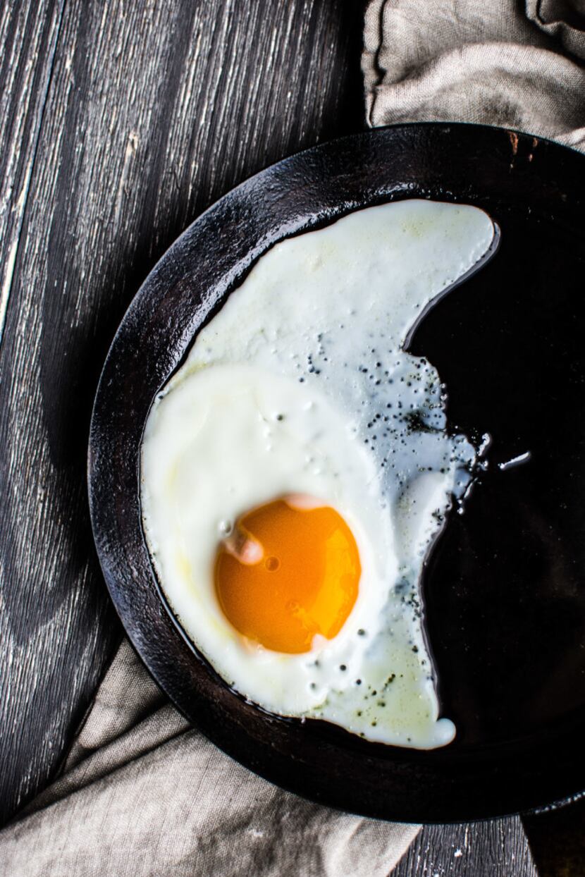 Use a crepe pan for the perfect egg.