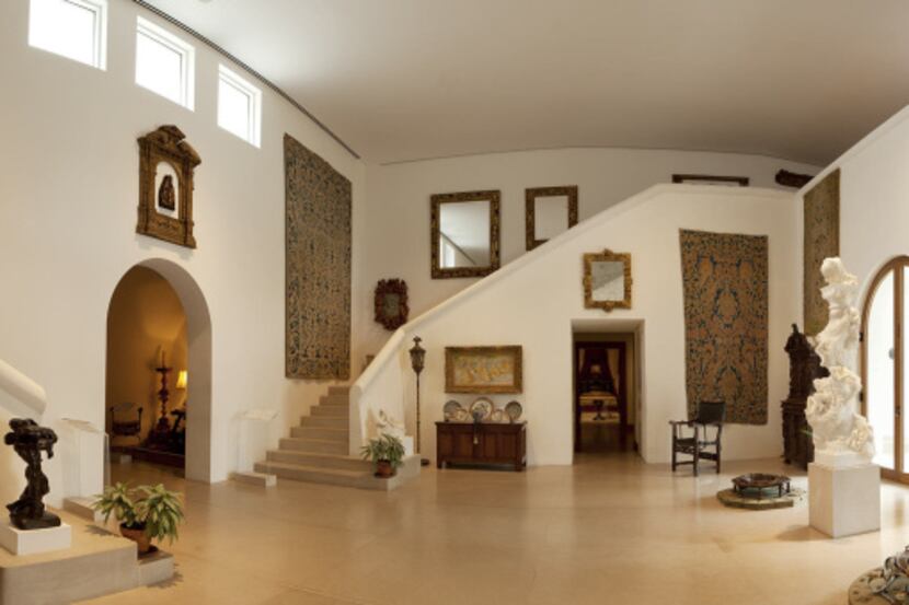 The entryway to the DMA’s Reves Collection, a replica of the original Villa La Pausa, built...
