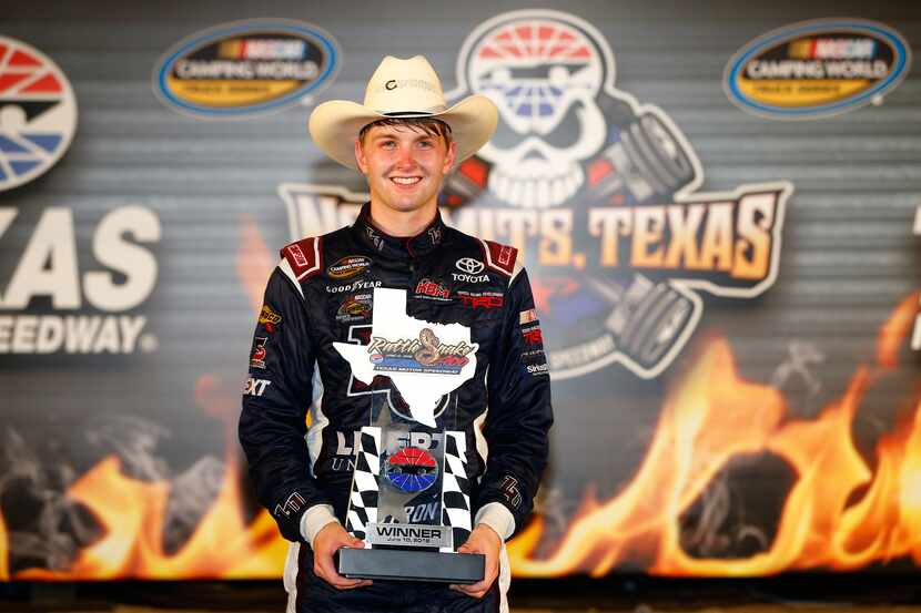 FORT WORTH, TX - JUNE 10:  William Byron, driver of the #9 Liberty University Toyota,...