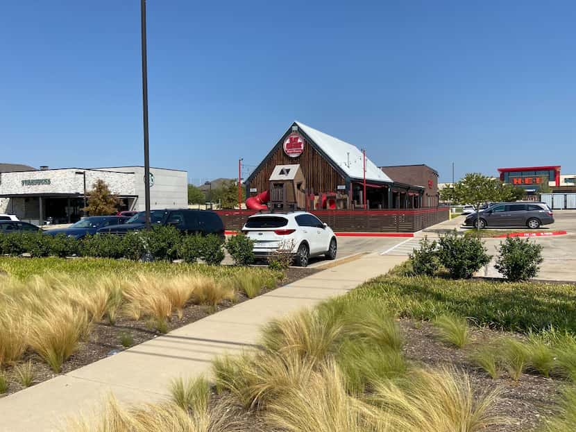 H-E-B's new store in Allen at 575 E. Exchange Parkway is on a lot that already has a...