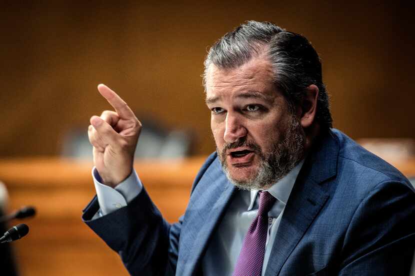 Sen. Ted Cruz during a Foreign Relations Committee hearing on Sept. 14, 2021.