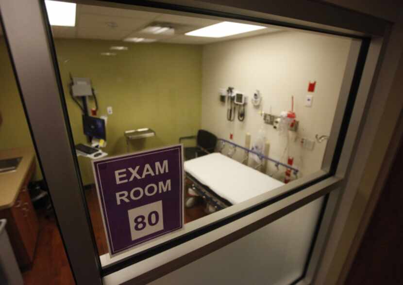 Exam rooms are just part of the new Pod 6, which opened Jan. 2 and treats patients with...