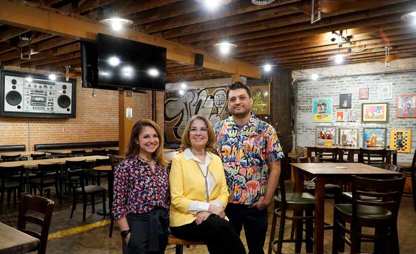 Strangeways owners Rosie Ildemaro, Eric Sanchez, and Yolanda Sanchez at their restaurant in...
