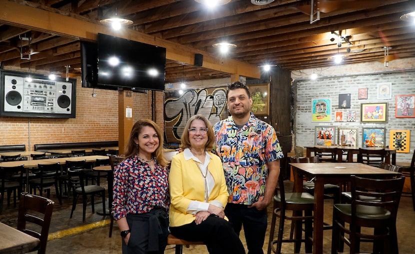 Strangeways owners Rosie Ildemaro, Eric Sanchez, and Yolanda Sanchez at their restaurant in...