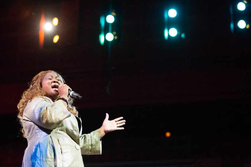 Barbara Mitchell performs "Still Mighty, Still Strong" during the 30th Annual Black Music &...