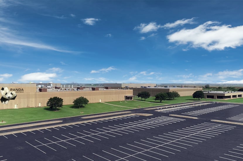 A rendering of the finished Panda Biotech facility planned for Wichita Falls. It will be the...