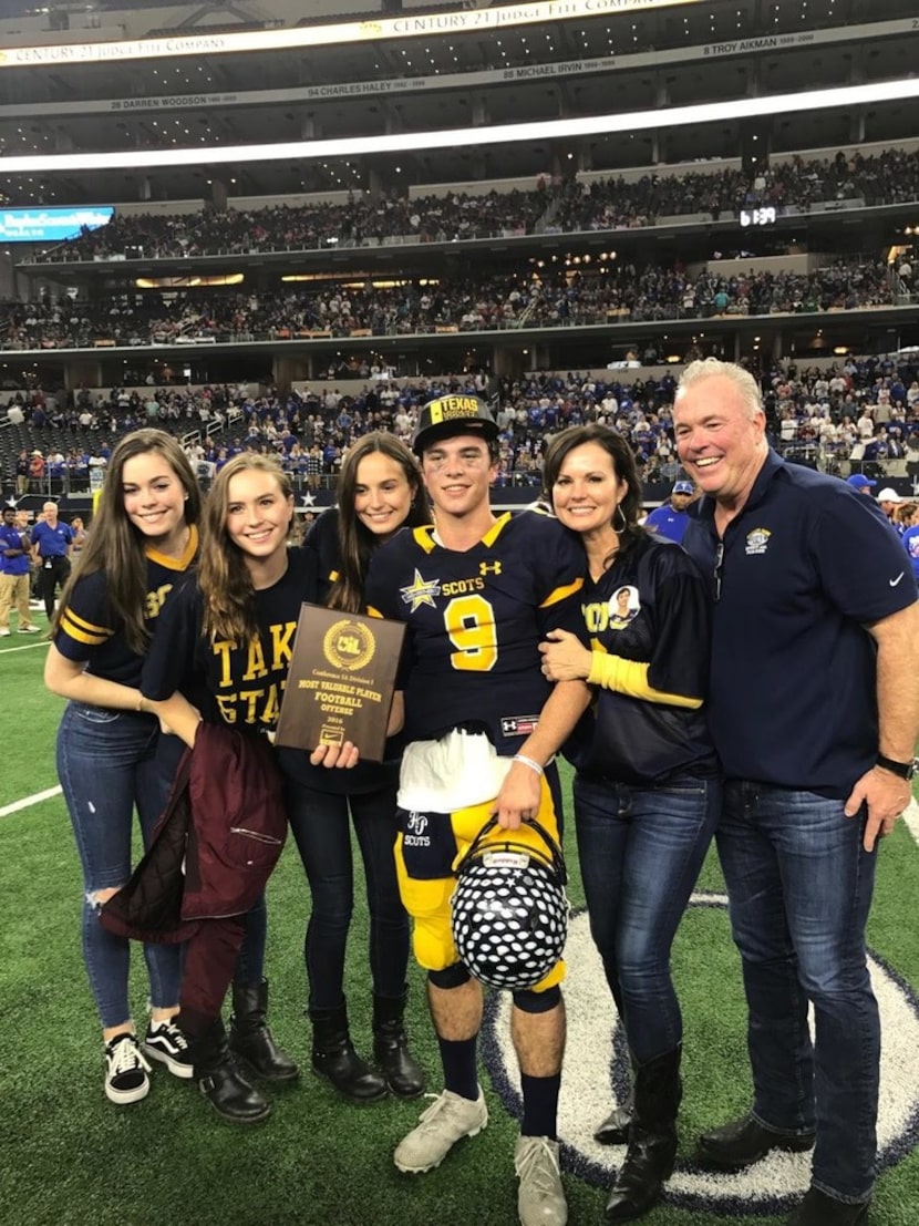 Highland Park quarterback John Stephen Jones is the son of Cowboys executive vice president...