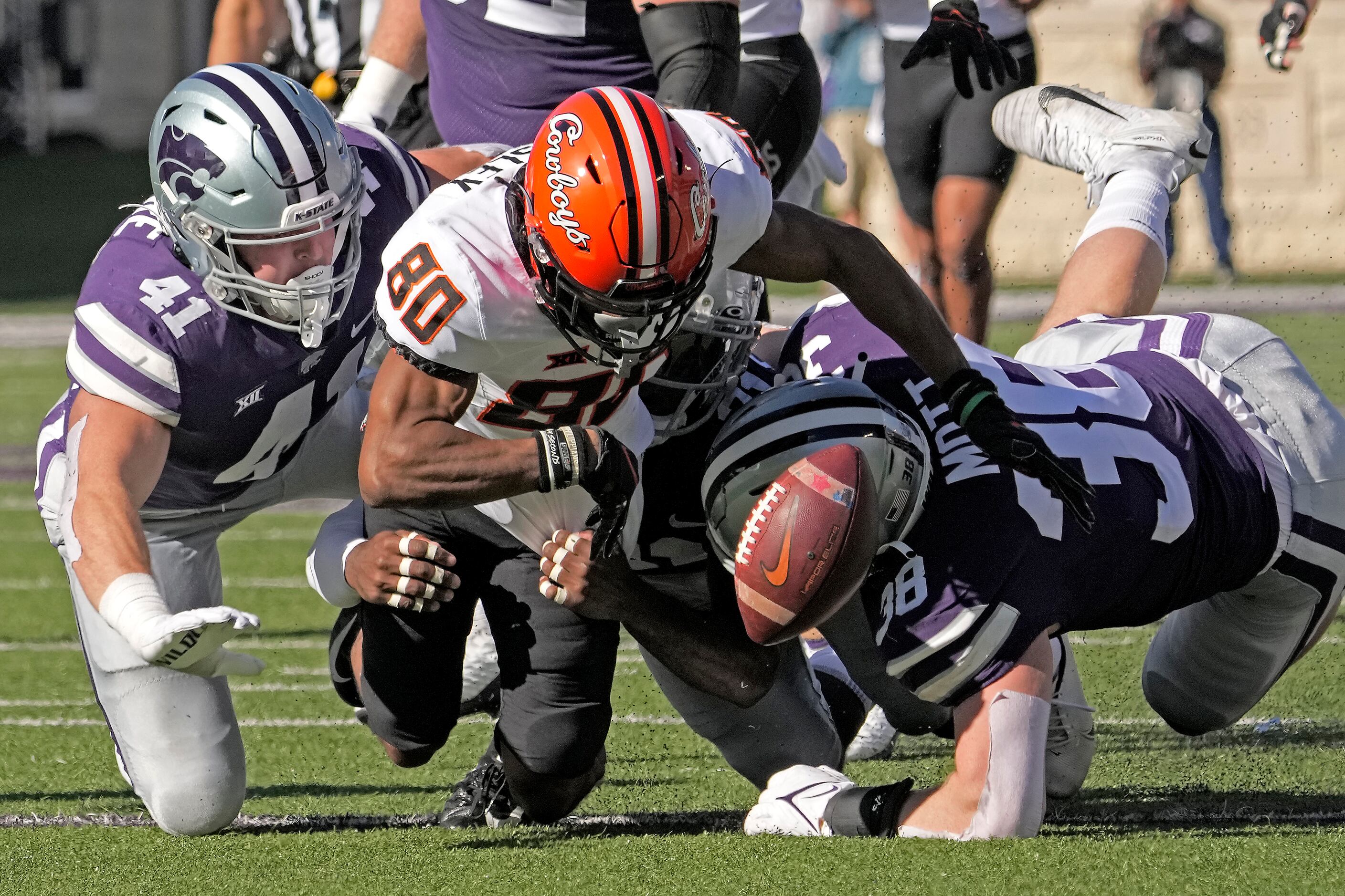 No. 22 Kansas State routs No. 9 Oklahoma State, 48-0