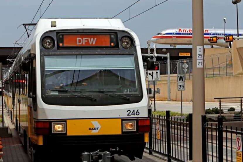 
DART’s Orange Line arrived at Dallas/Fort Worth International Airport in August.
