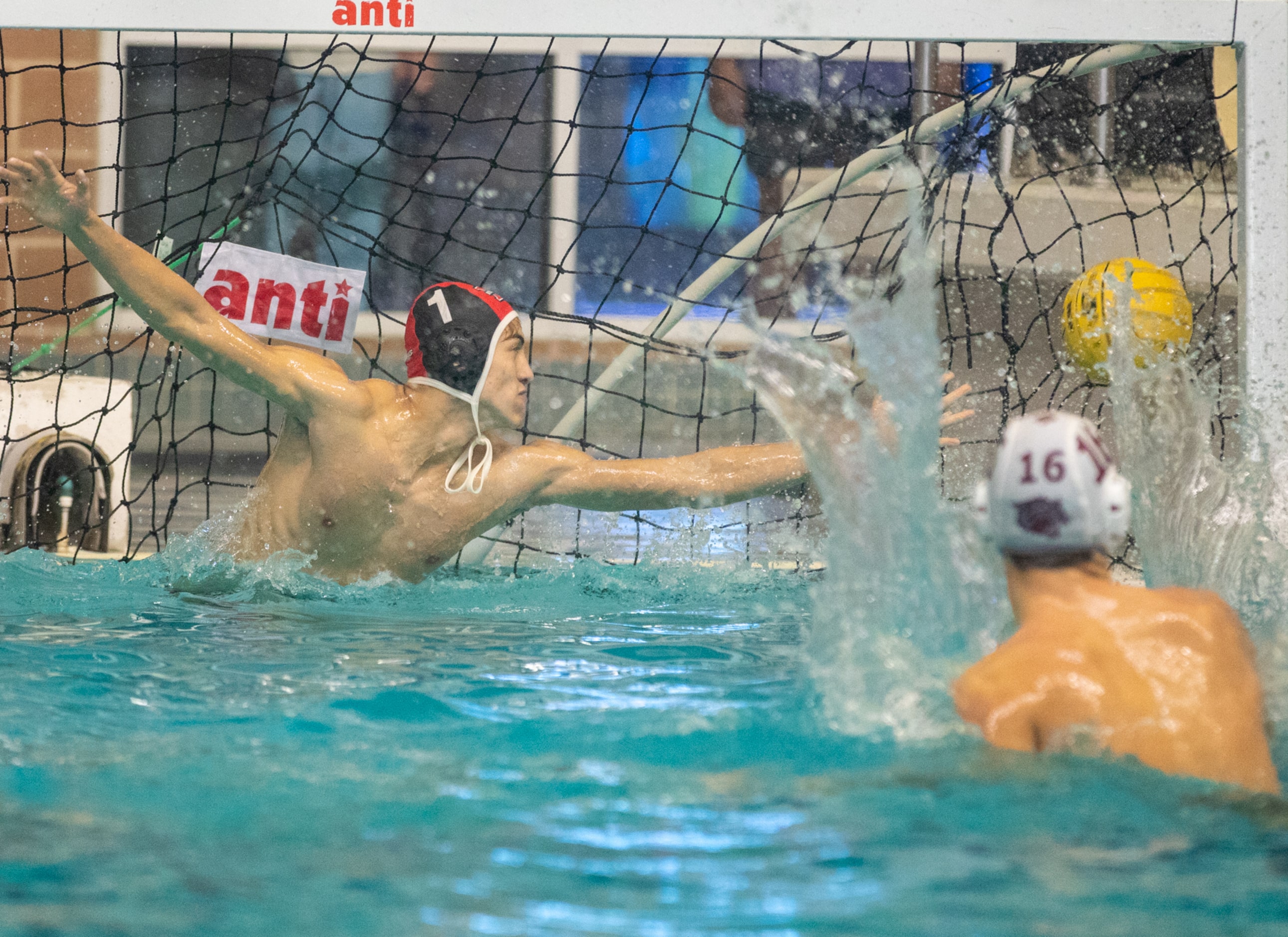 Flower Mound Marcus goalkeeper Jeronimo Canaval - Pineda misses a penalty shot from Clear...