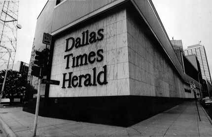 In 1991, A. H. Belo announced the acquisition of most all of the Times Herald Printing Co.'s...