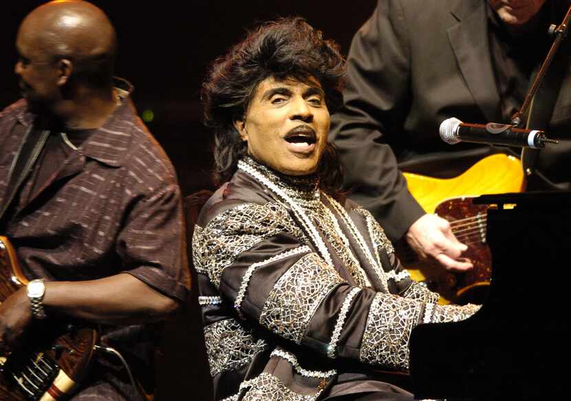 Little Richard performs in 2005 on the stage of the Olympia Concert Hall in Paris. 