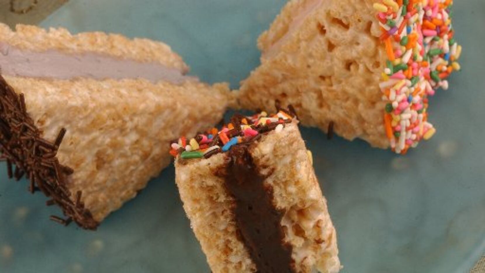 Rice Krispies sandwiches, from a 2003 file photo.