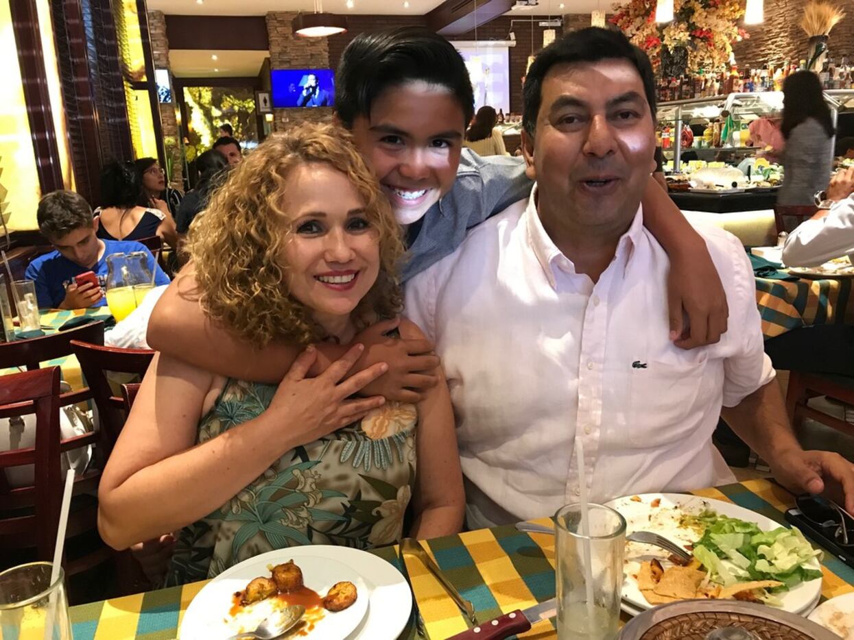 Nora Judith Gonzalez, 49, her husband Alejandro Fuentes Cervantes, 52 and their son Karol...