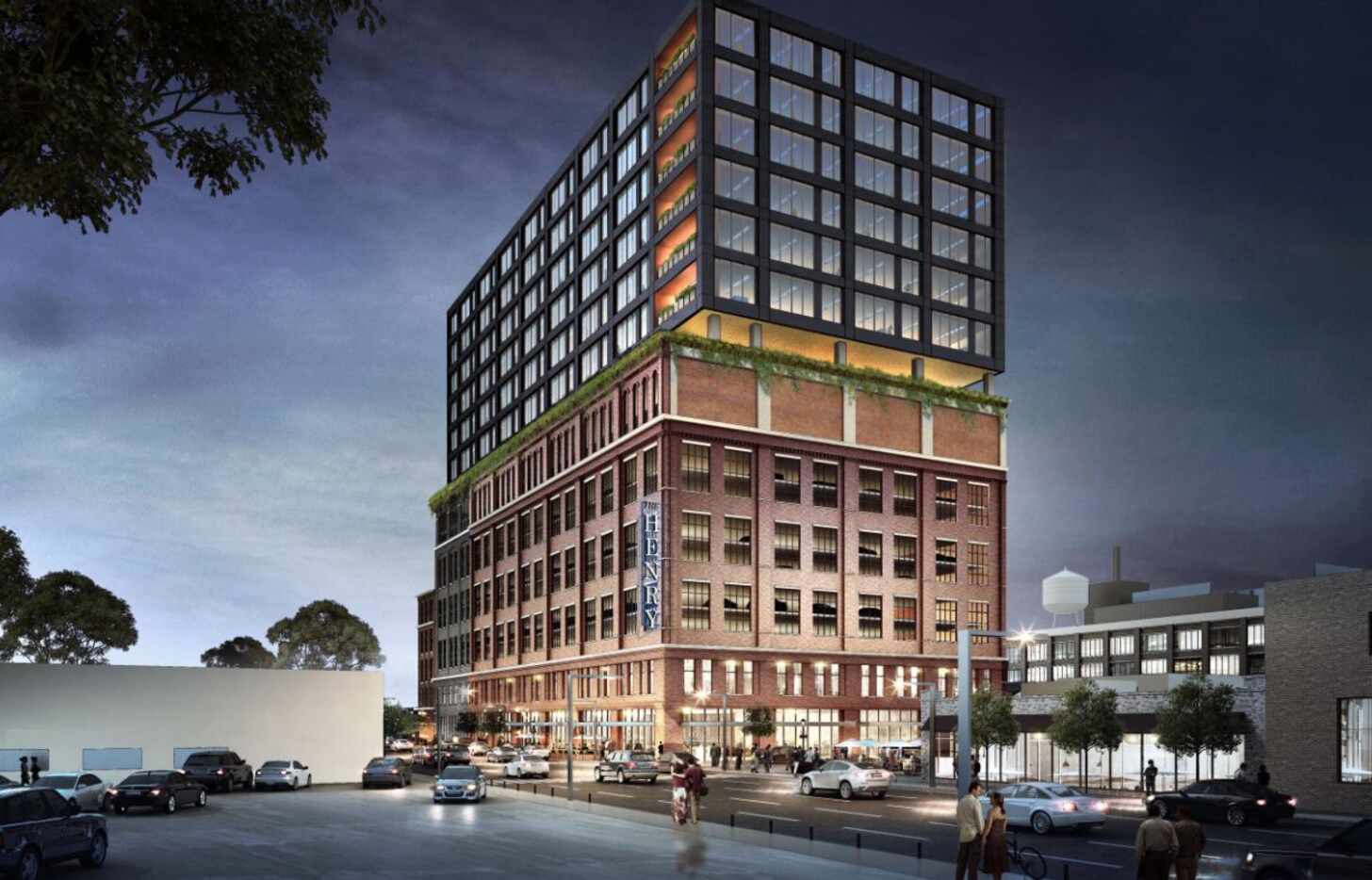 Developer Hines is working on plans for an office and retail tower in Dallas' Deep Ellum...
