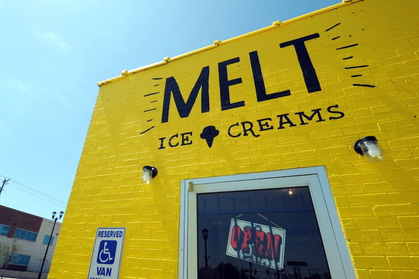 The Fort Worth store is known for its bright yellow wall and, of course, the ice cream. 