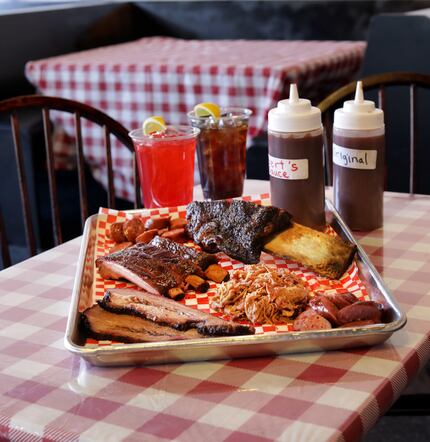 Willie Meshack’s Texas BBQ in Plano (pictured) is serving new-school barbecue while the...