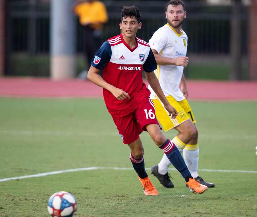 DALLAS, TX - JUNE 19: Ricardo Pepi in action during the Lamar Hunt U.S. Open Cup round of 16...