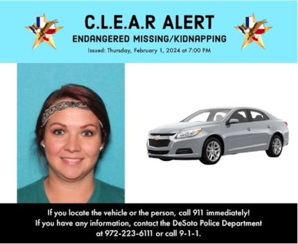 Lacey Lyn Overby, 37, was found safe early Friday in Laredo a day after DeSoto police...