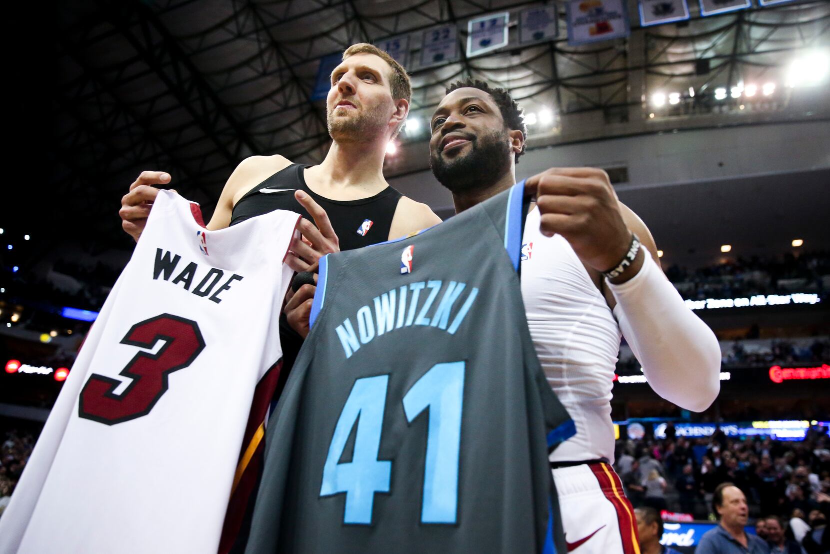Dwyane Wade's jersey swap collection is already hilariously out of