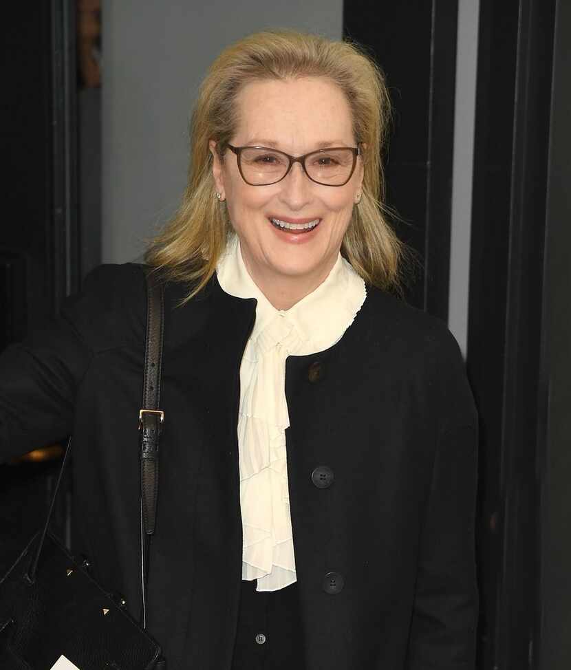 Meryl Streep attends the 'Final Portrait' New York screening at Guggenheim Museum on March...