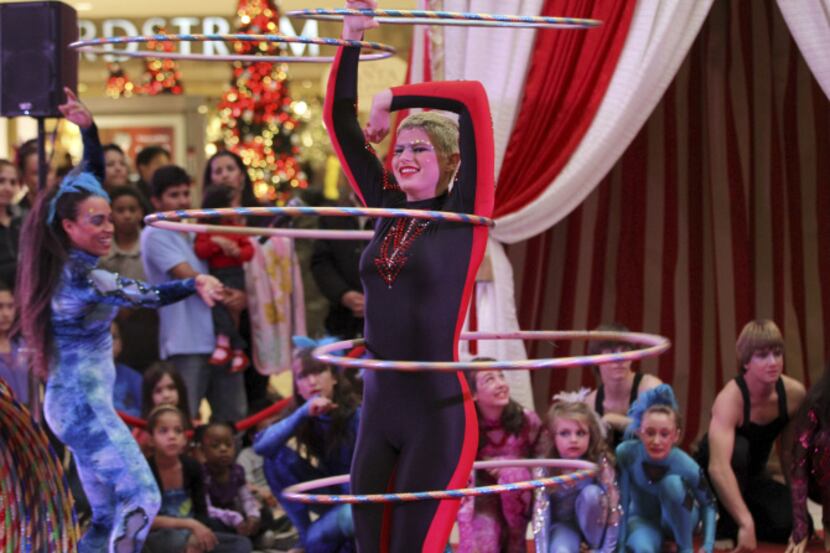 Slappy's Holiday Circus features performers showing off a variety of talents at Galleria...