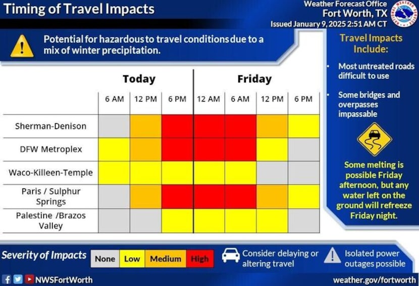 Precipitation is forecast to hit its peak Thursday evening going into Friday morning,...