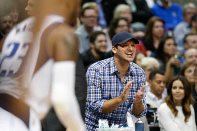 Tony Romo en un juego de los Mavs. Foto DMN
