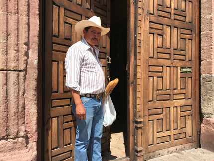 Samuel Bustamante, a native of Guanajuato, worries about the treatment of his son and other...