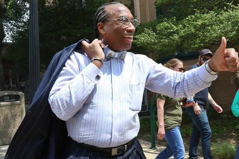 
Dallas County Commissioner John Wiley Price doesn't wait to get back to business as usual...