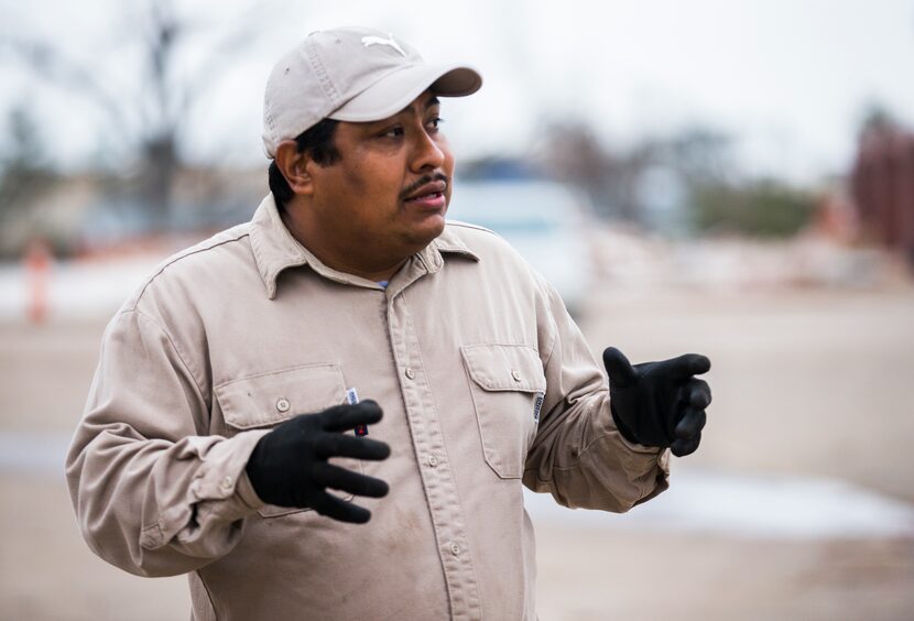 Member Jesus Gonzalez talks about the cleanup efforts at Primera Iglesia Bautista Mexicana...