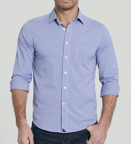 The Ducale style Untuckit button down shirt for $98. 