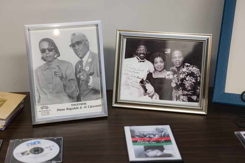 Some memorabilia of former City Council member Diane Ragsdale was on display in her office...