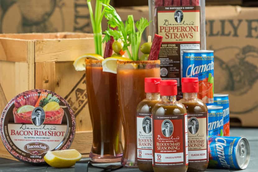 Bloody Mary bar Man Crate