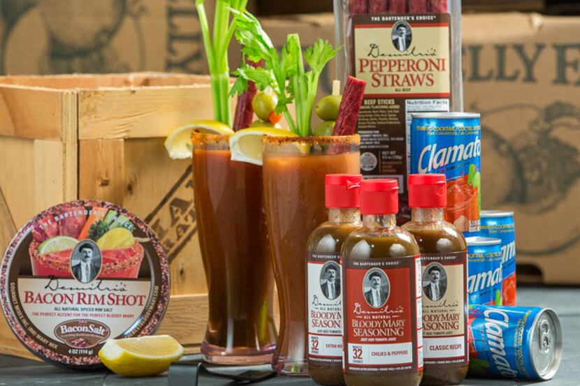 Bloody Mary bar Man Crate