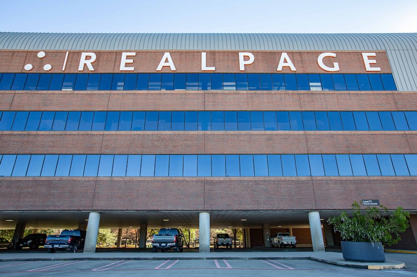 RealPage's headquarters in Richardson are shown on Monday.