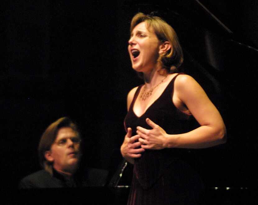 Soprano Dawn Upshaw performs with pianist Stephen Prutsman at Bass Performance Hall in Fort...