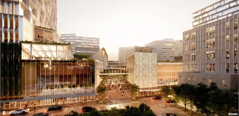 Architect Gensler designed the new development with a mix of buildings.