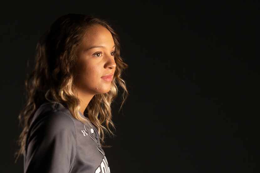 The Colony’s Jayda Coleman poses for a photograph in The Dallas Morning News studio on...