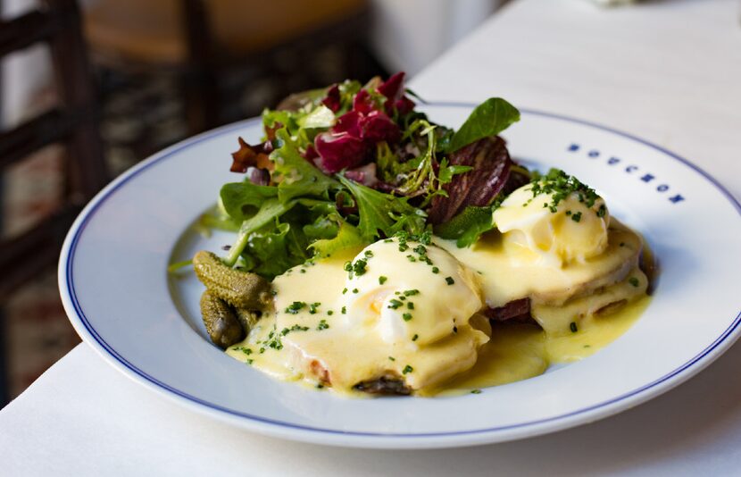 Eggs Benedict is a breakfast specialty at Bouchon Bistro in Vegas