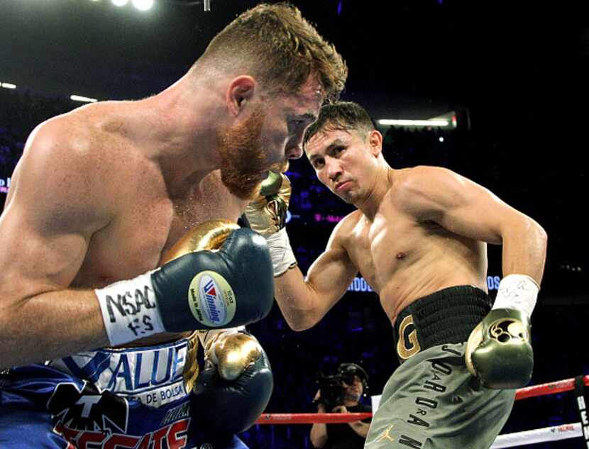 Canelo Álvarez y GGG Golovkin pelearán otra vez el sábado. Foto GETTY IMAGES