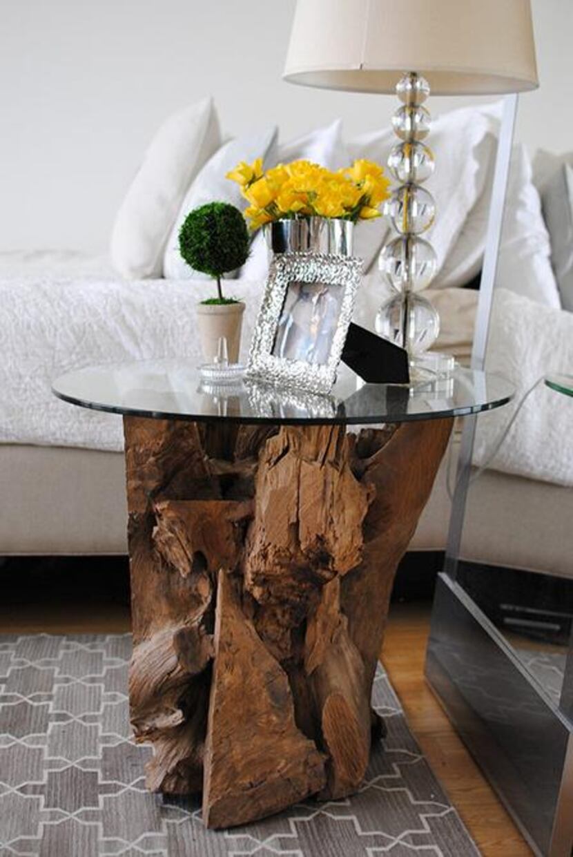 
Driftwood side table

