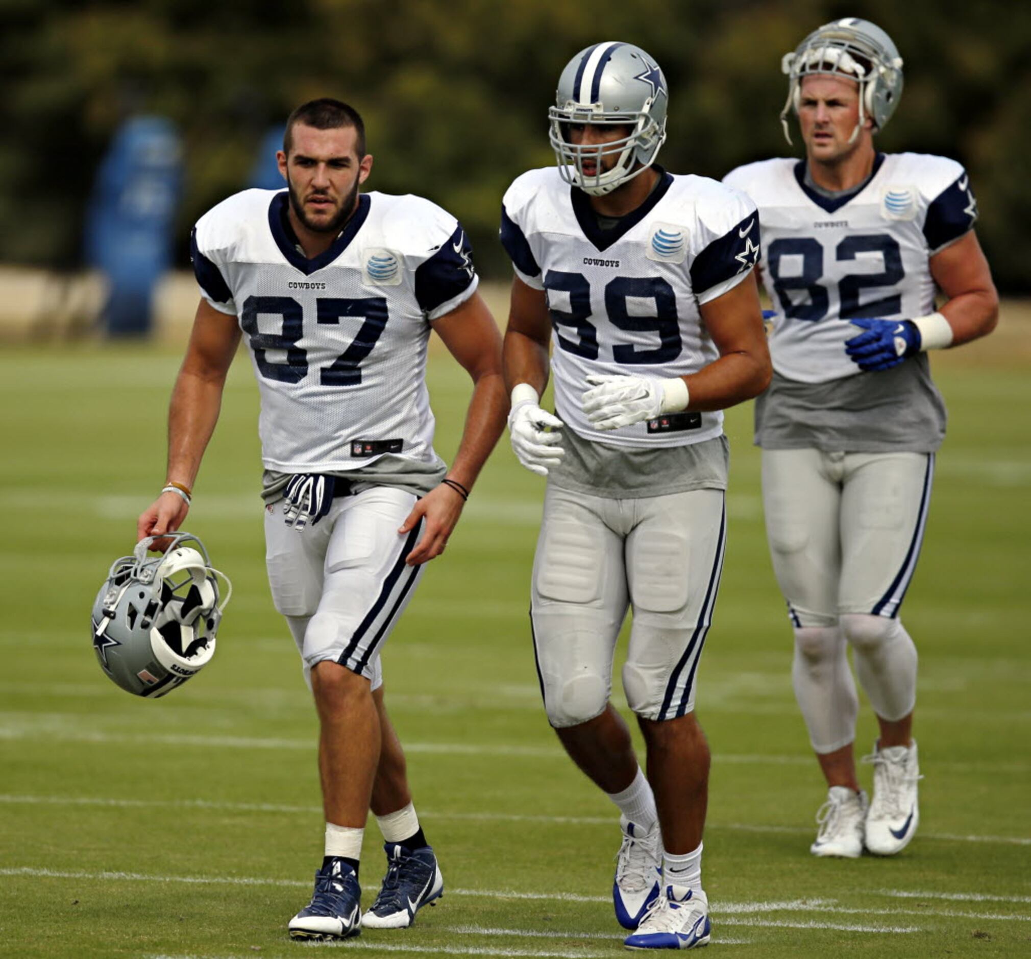 August 26, 2018: Dallas Cowboys tight end Geoff Swaim (87) during