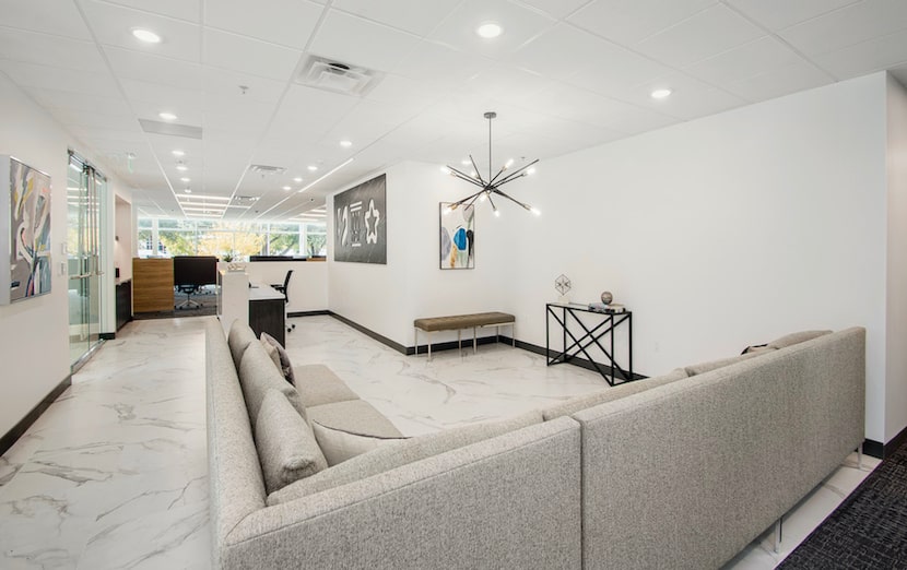 Ebby Halliday's new headquarters has 17,000 square feet of space, about half of what the...