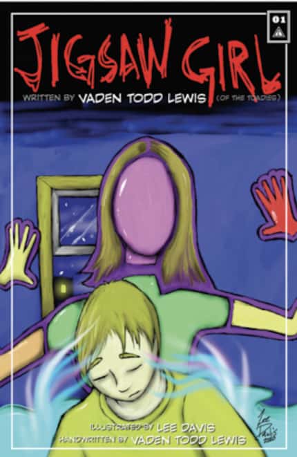The comic book "Jigsaw Girl" features a handwritten story by Toadies lead singer Vaden Todd...