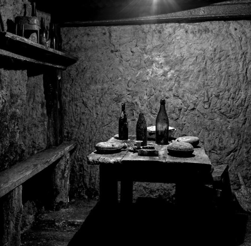 
Dr. Jeff Gusky photographed this image Dec. 6, 2011. It shows French soldiers’ dining area...