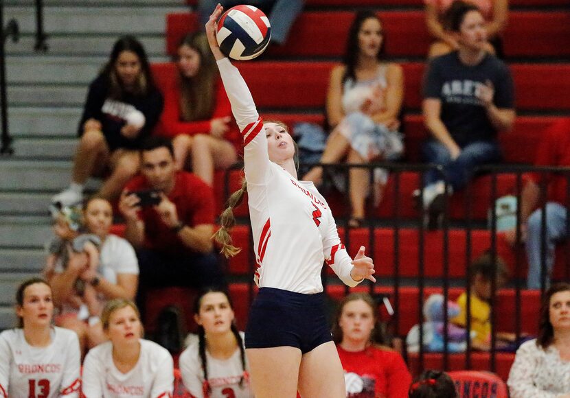 during game one as McKinney Boyd High School hosted Flower Mound High School at McKinney...